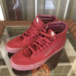 Men’s Vans SK8 Hi Maroon US10